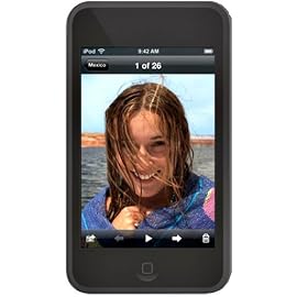 Rix iPod touch用シリコンケース 液晶保護シート付 ブラック RX-IPS1GTOB
