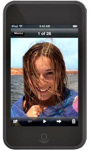 Rix iPod touch用シリコンケース 液晶保護シート付 ブラック RX-IPS1GTOB
