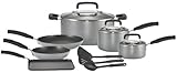 T-Fal Signature Nonstick 12-Piece Cookware Set, Silver