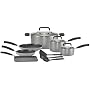 T-fal Signature Non-Stick 12-piece Cookware Set, Silver