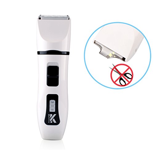 Buyku Rechargeable Pet Grooming Clippers Low Noise Rechargeable Cordless Cat and Dog Clippers - Professional Pet Clippers Grooming Kit,animal clippers Pet Grooming Kit