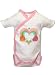 Itzy Bitzy Snails Lovely Snails Short Sleeve Wrap Bodysuit by Zutano