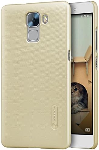 Huawei Honor 7 Case ,Leevin(TM) Frosted Hard Case Shell Pack of HD Screen Protector Compatible for Huawei Honor 7 (Frosted Golden)