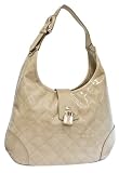 Burberry - Burberry Brook Quilted Cream Patent Leather Hobo 11757438-374