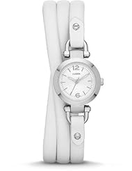 Fossil Womens ES3479 Georgia Analog Display Analog Quartz White Watch