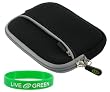 Neoprene Sleeve Case (Black) for Seagate FreeAgent Go 1 TB USB 2.0 Portable External Hard Drive ST910004FAA2E1-RK