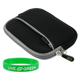 Neoprene Sleeve Case (Black) for Toshiba 500 GB USB 2.0 Portable Hard Dive HDDR500E04XL