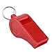 Mudder 2 Pack Plastic Sports Coach Whistles with Lanyard (Red)
