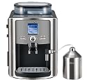 Krups XP7260 Compact Fully Automatic Espresso Machine with Auto Cappuccino Kit