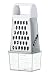 from Premier Housewares Premier Housewares 4 Sided Stainless Steel Grater with White Handle and Collecton Container Model 0511231