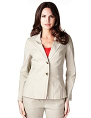 Per Una Lined Blend 2 Button Panelled Jacket