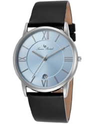 Lucien Piccard Unisex LP-10608-012 Moiry Analog Display Swiss Quartz Black Watch