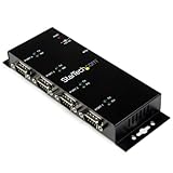 StarTech.com 4 Port USB to DB9 RS232 Serial Adapter Hub - ICUSB2324I - Black