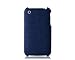 iPhone 3GS and iPhone 3G Textured Faux Calf-Skin Case (Blue)