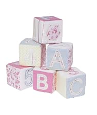 Rosebud fabric stacking blocks