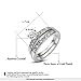 [Princess Series] Yoursfs 18K White Gold Plated 5mm Cubic Zirconia Nickel Free 2 in 1