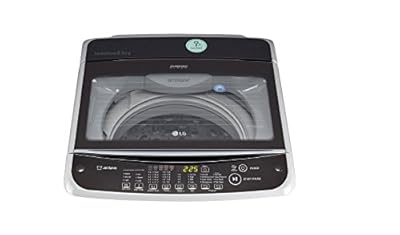 LG T9568TEELJ Fully-automatic Top-loading Washing Machine (8.5 Kg, Middle Free Silver and Deep Brown)
