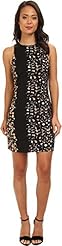 Sheath Faux-Leather/Polyester/Spandex Leopard Print Sleeveless  Dress