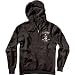 Electric Sling Blade Slim Men's Hoody Zip Fashion Sweatshirt - Color: Black, Size: X-Large