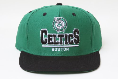 New Adidas NBA Boston Celtics 3D Snapback Hat- Green and Black