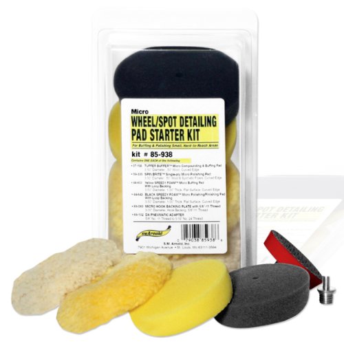 Professional Micro Buffing Pad Assortment with 1/4