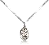 Sterling Silver St. Thomas Aquinas Pendant