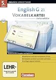 Produkt-Bild: English G 21 - Lernsoftware - Vokabelkarteien interaktiv - zu allen Ausgaben: EG 21 Band 1; 5.Klasse Vokabelkarteien interaktiv zu allen Ausgaben