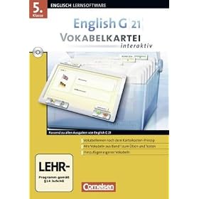 EG 21 Band 1; 5.Klasse Vokabelkarteien interaktiv zu allen Ausgaben [import allemand]