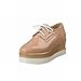 Latasa Women's Fashion Lace-up Platform Mid Wedge Heel Oxford Shoes