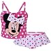 Disney Store Minnie Mouse Pink and White Polka Dot Swimsuit: 2 Piece Tankini/Bikini Bathing Swim Suit Size 4T for Toddler Girls