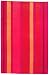 La Plage Paradise Stripe Velour Jacquard Cotton Beach Towel, Fuchsia/Orange