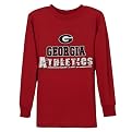 Boys' College Long-Sleeve Tee Shirt - Georgia
