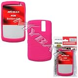 Mybat Premium Silicon Skin Case for RIM Blackberry 8330, 8300, 8310 Curve - Hot Pink