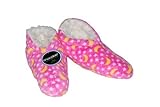 Snoozies Moon & Stars Womens Fleece Lined Booties - Small