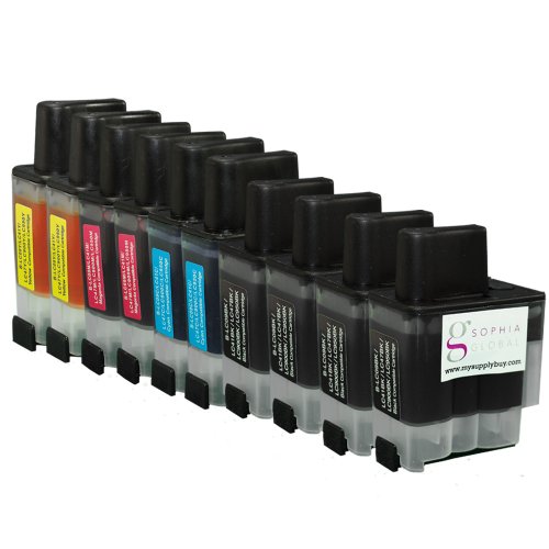 Sophia Global Compatible Ink Cartridge Replacement for Brother LC41 (4 Black, 2 Cyan, 2 Magenta, 2 Yellow)