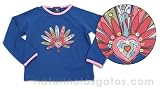 Room Seven - Room Seven Peacock Embellished Royal Blue Cotton