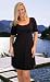 Jax Couture Black Babydoll Dress with sleeves