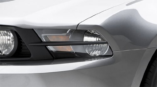 3dCarbon 2010-2011 Mustang GT Headlight Splitters (painted: Sterling Gray Metallic Clearcoat - Cladding - UJ) - (pair)