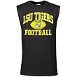 LSU Tigers Black Old School Football Sleeveless T-shirt