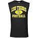 NCAA LSU Tigers Black Old School Football Sleeveless T-shirt