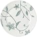 Vinea Fine Bone China Rimmed Gun Metal 20cm Salad Plate