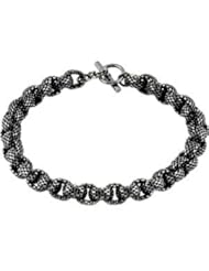 Sterling Silver Black Ruthenium Plated Link Chain