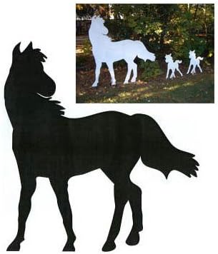 Woodcraft Project Paper Plan To Build Large Horse Shadow - Material Not Included