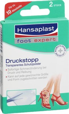 HANSAPLAST Druckstopp transparent.Schutzpolster 2 St