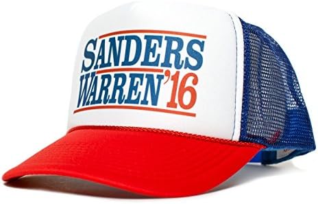 Sanders Warren 2016 Unisex-Adult One-Size Campaign Hat Royal/Red