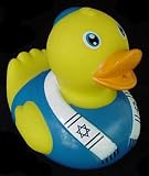 Rabbi Priest Hanukkah Rubber Ducky