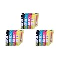 Start - 12 Ersatz Chip Patronen kompatibel zu T1281, T1282, T1283, T1284, Schwarz, Cyan, Magenta, Gelb f�r Epson Stylus Office BX305F, BX305FW, BX305FW Plus, S22, SX125, SX130, SX235, SX235W, SX420W, SX425W, SX435W, SX440W, SX445W
