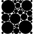 Black Jack Polka Dot Peel & Stick Wall Pops Stickers