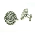 Sterling Silver Celtic Cufflinks by Suz Andreasen Couture, MADE IN AMERICA
