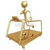 Wallmonkeys Peel and Stick Wall Decals – Treadmill Fitness – 18″H x 18″W Removable Graphic